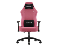 Fotel gamingowy Anda Seat Luna L materiałowy różowy